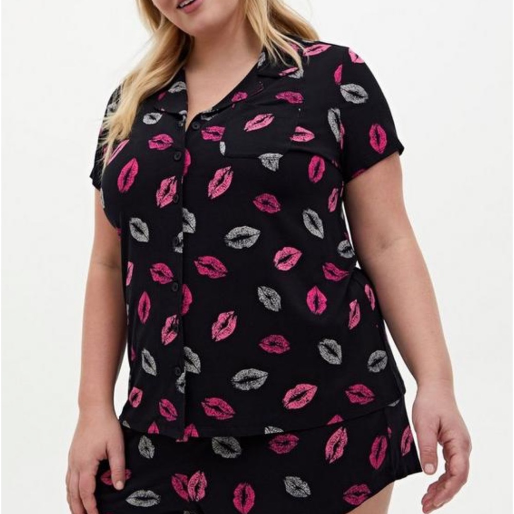 Super Soft Button Sleep Shirt